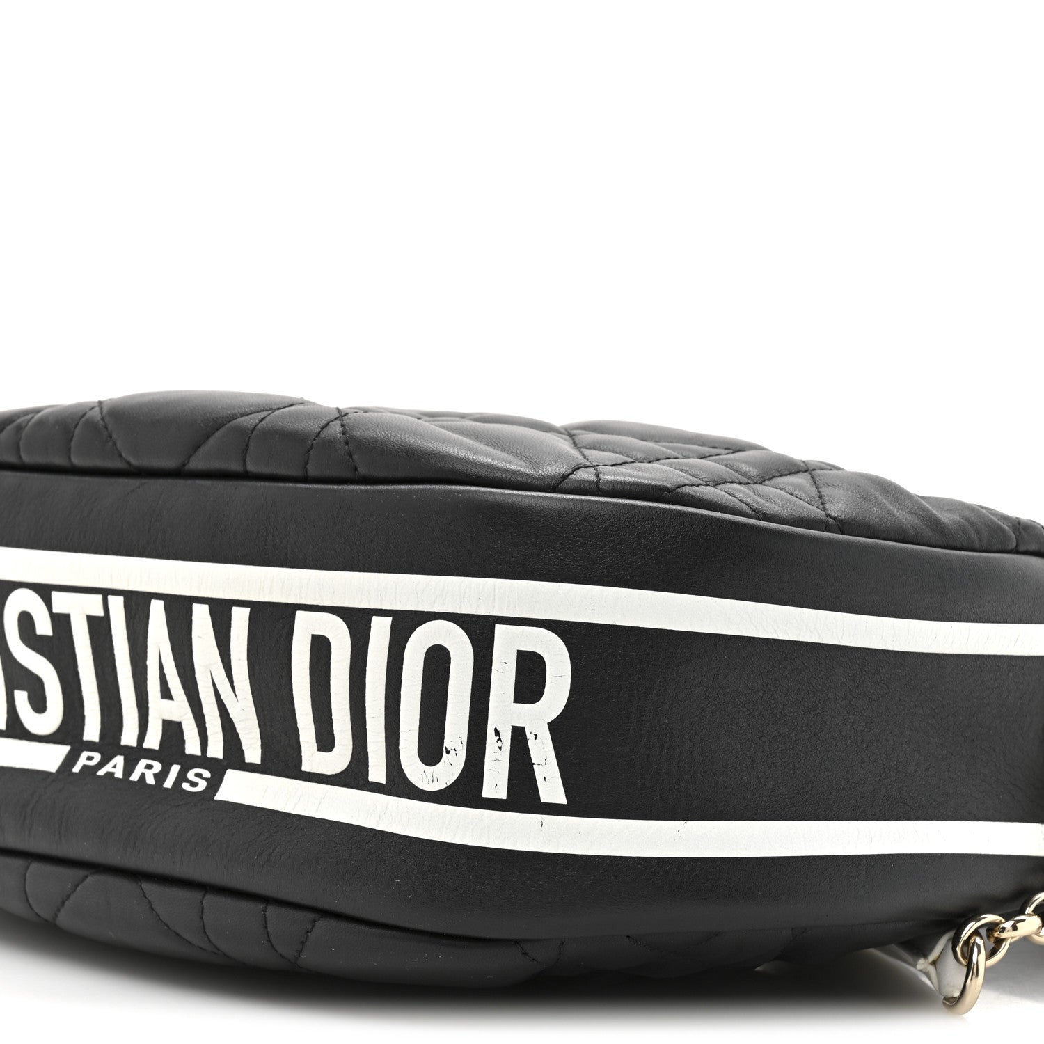 Christian Dior Lambskin Cannage Medium Dior Vibe Hobo Bag Black 9 of 11