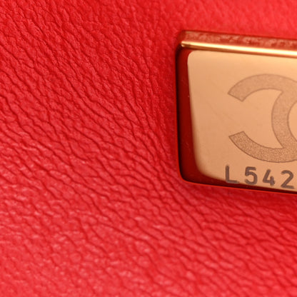 Chanel Caviar Quilted Medium Double Flap Red 7 of 11