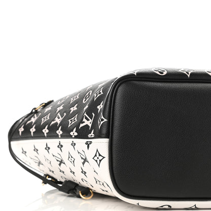 Louis Vuitton Empreinte Spring In The City Neverfull MM Black White Pink 8 of 9