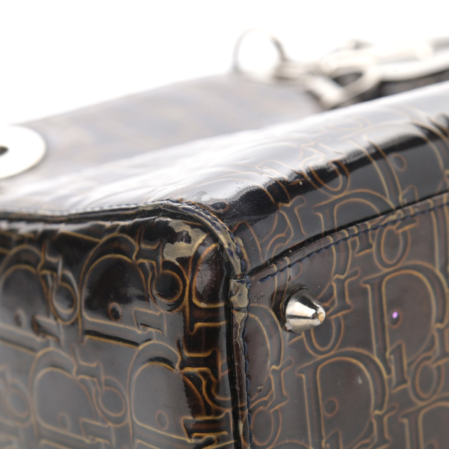 Patent Ultimate Medium Lady Dior Brown
