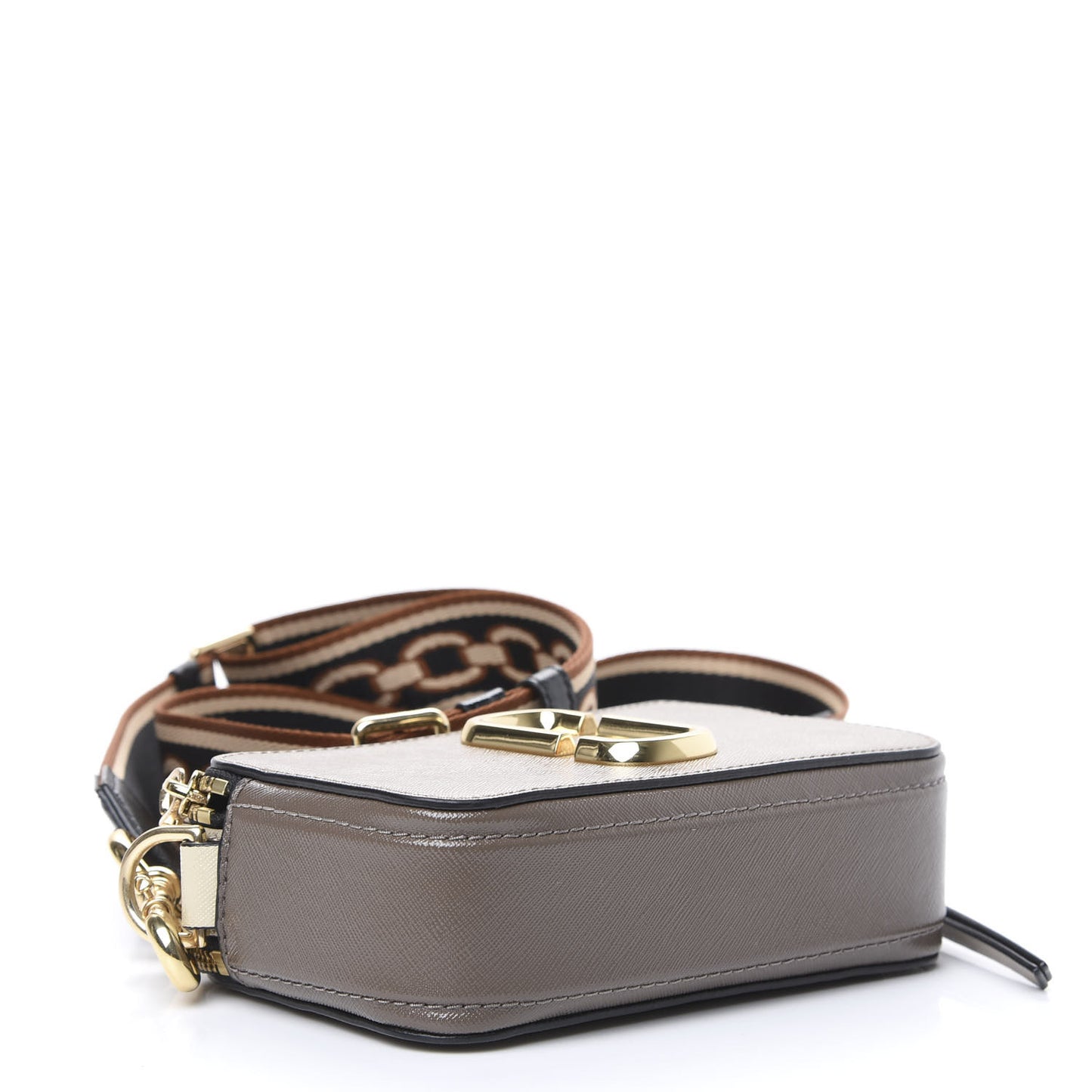 Saffiano Small Snapshot Camera Bag French Grey