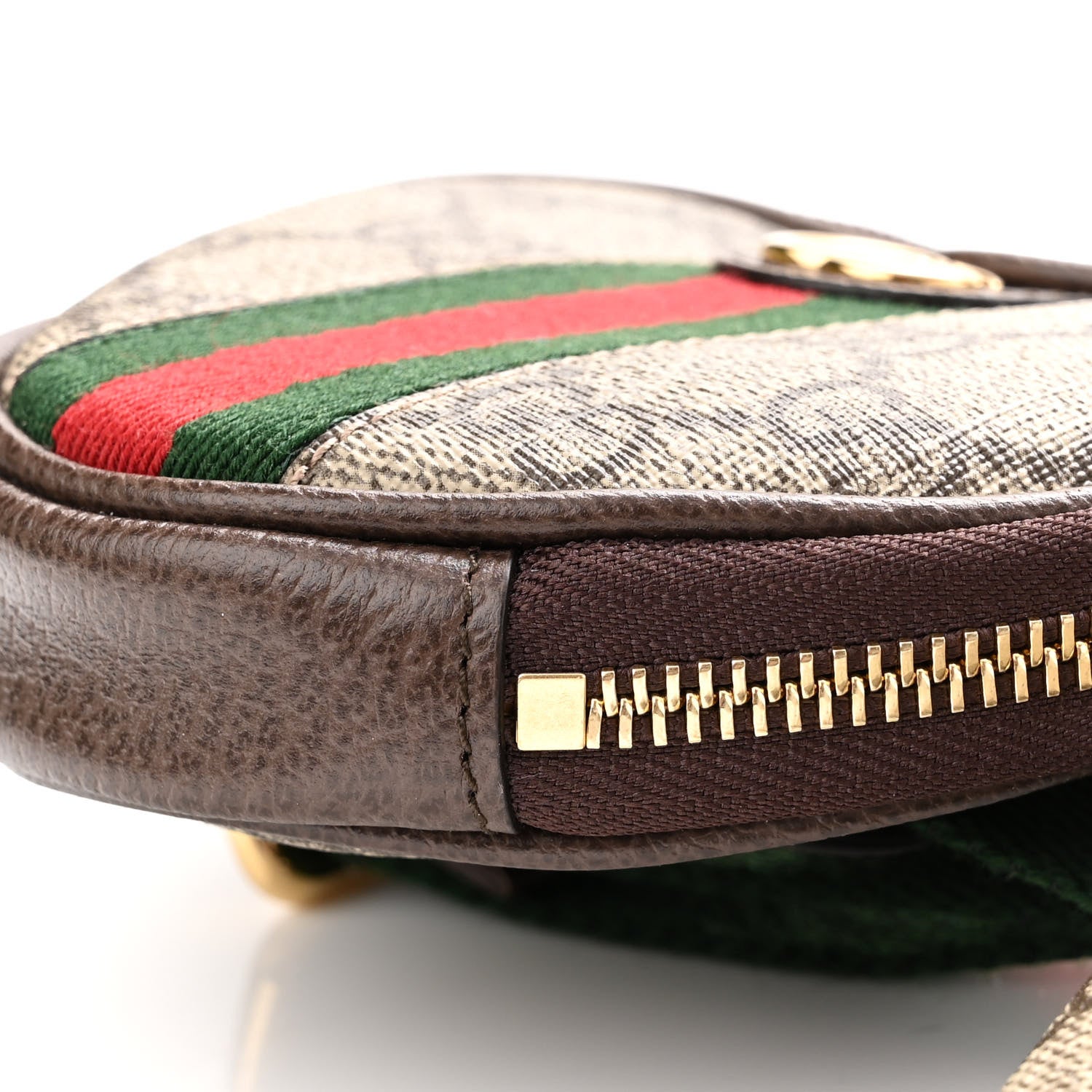 Gucci GG Supreme Monogram Web Ophidia Utility Belt Bag 120 48 Beige Ebony New Acero 10 of 12