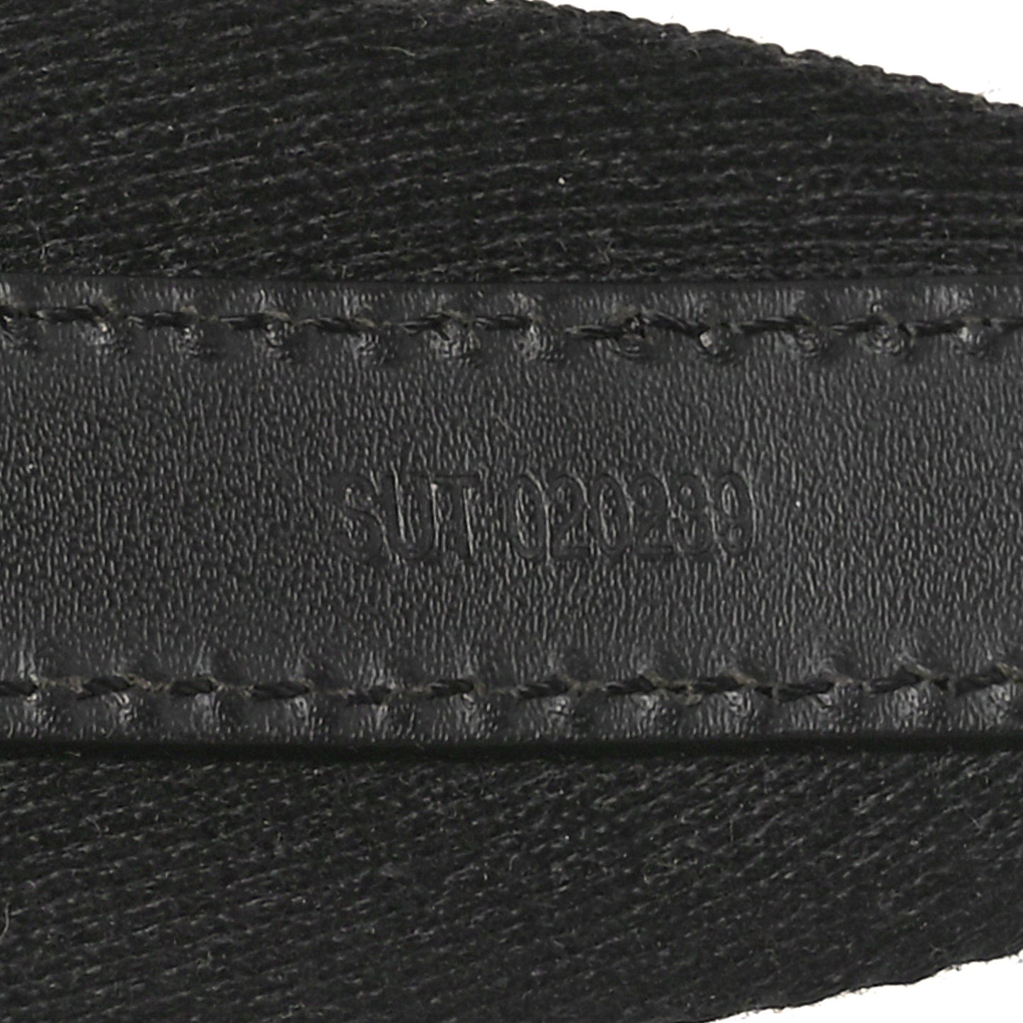 Canvas Calfskin Adjustable Shoulder Strap Black