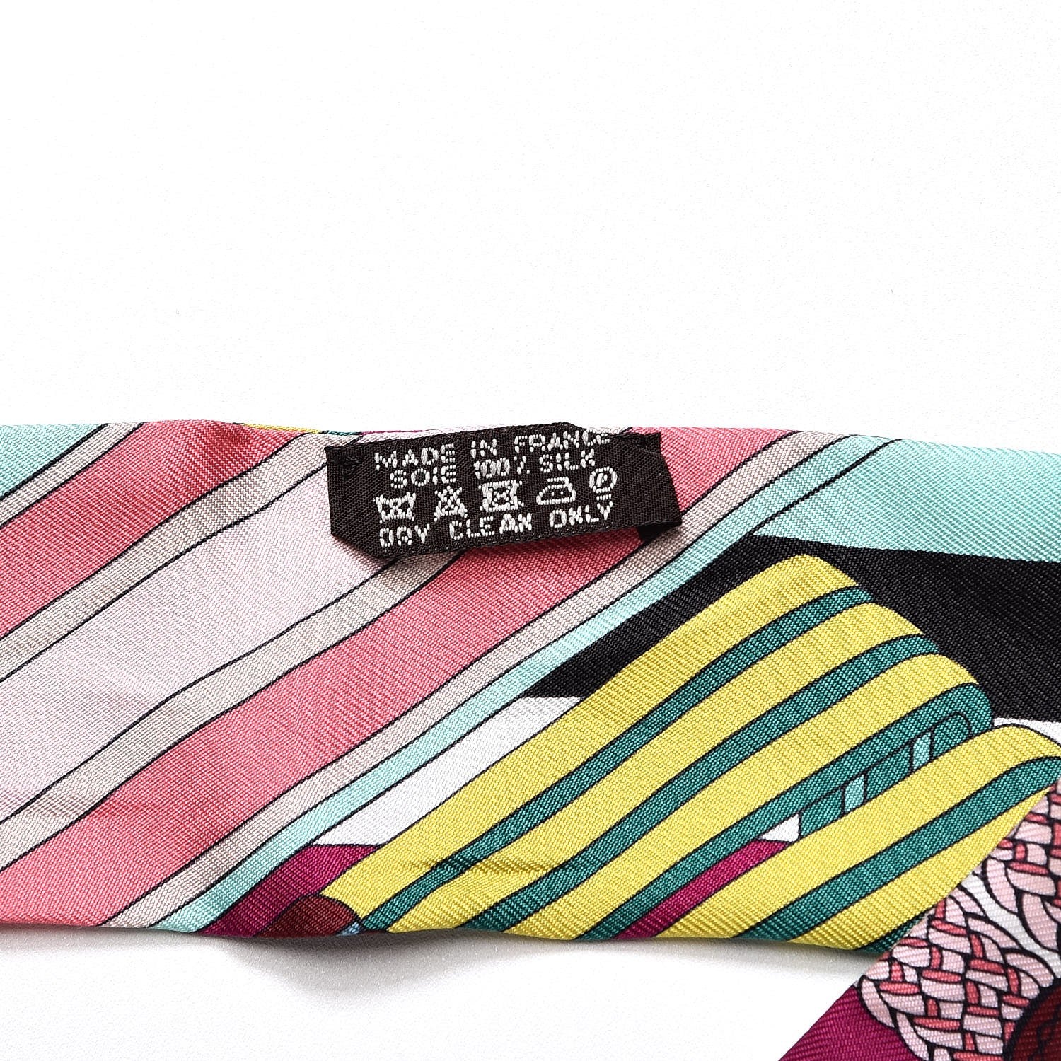 Hermes Silk Sangles En Zigzag Twilly 3 of 5