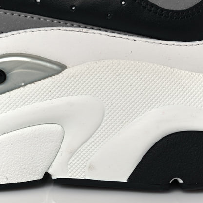 Christian Dior Technical Mesh Calfskin Mens B22 Sneakers 44 White Black Green 10 of 15