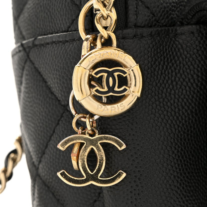 Chanel Caviar Quilted Small CC Day Backpack Black 12 of 12