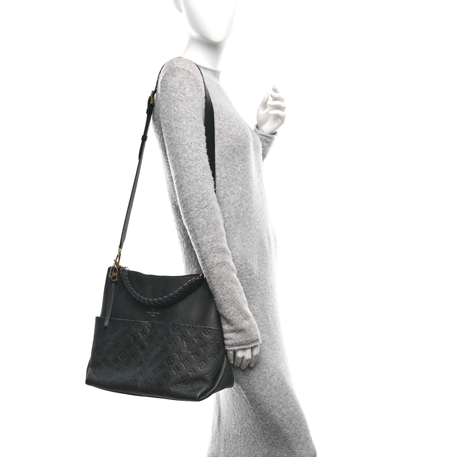 Louis Vuitton Empreinte Maida Hobo Black 2 of 9
