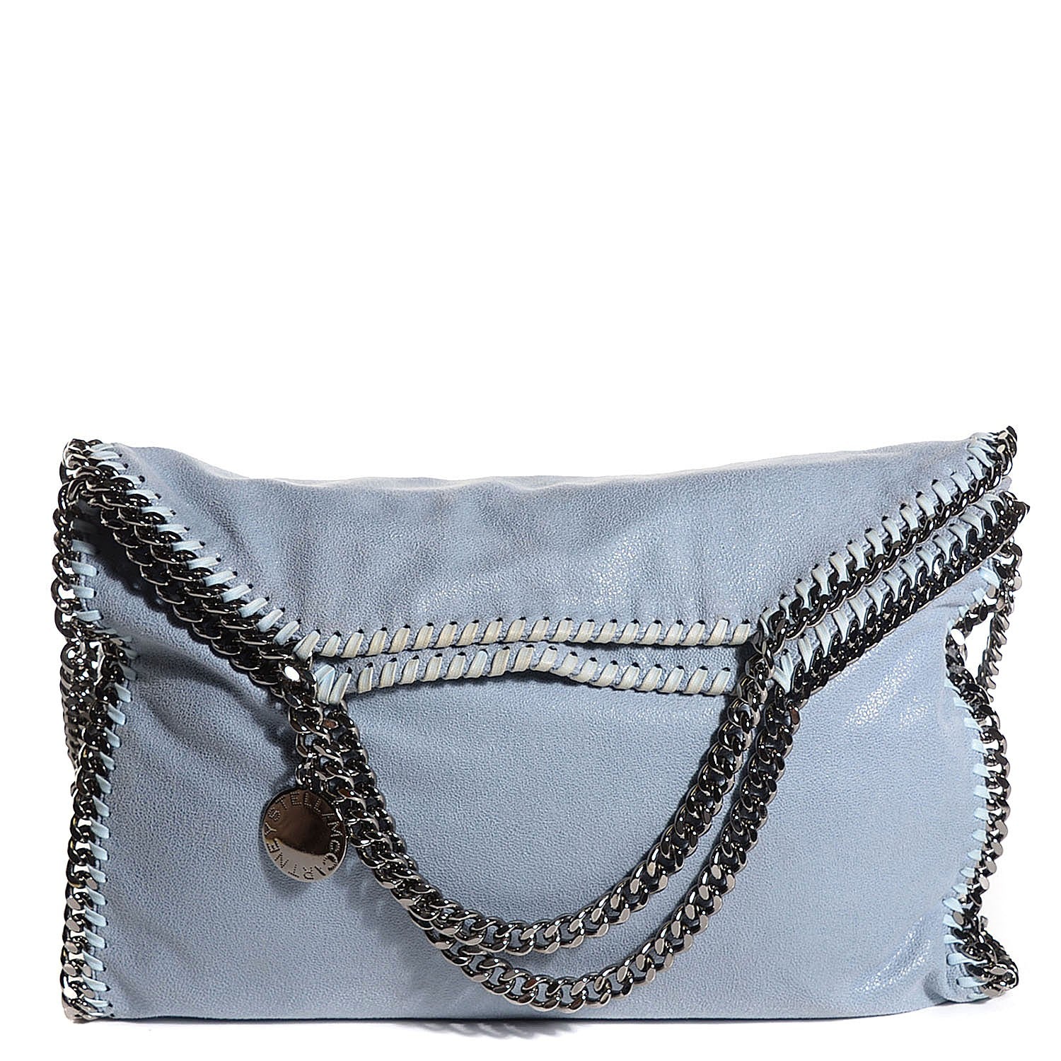 Stella McCartney Shaggy Deer Small Falabella Tote Duck Blue 1 of 7