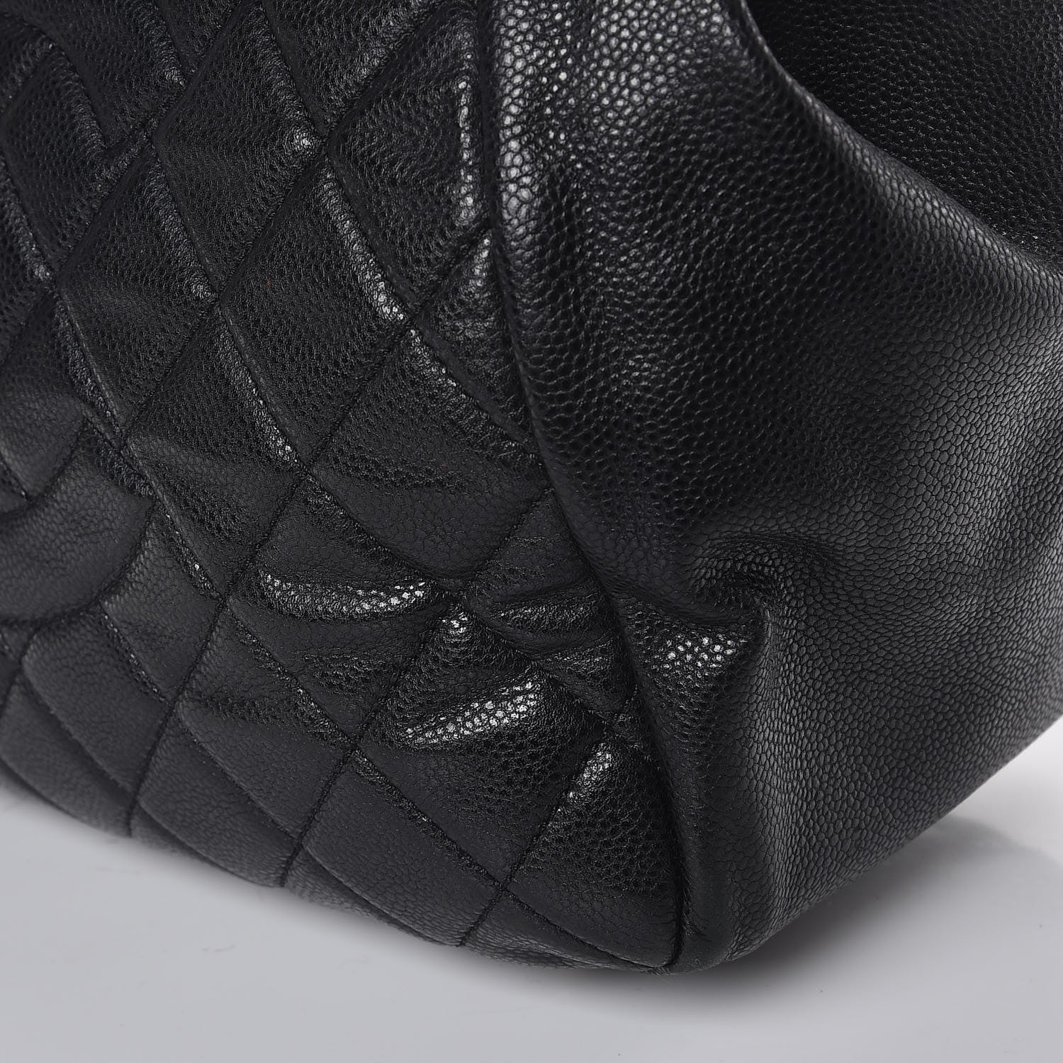 Chanel Caviar Quilted Framed Bowling Bag Black 12 of 15