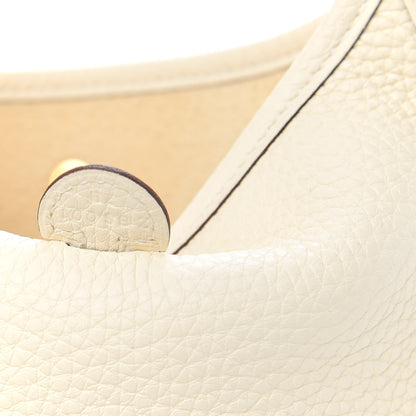Hermes Taurillon Clemence Amazone Evelyne TPM Nata Craie 7 of 11