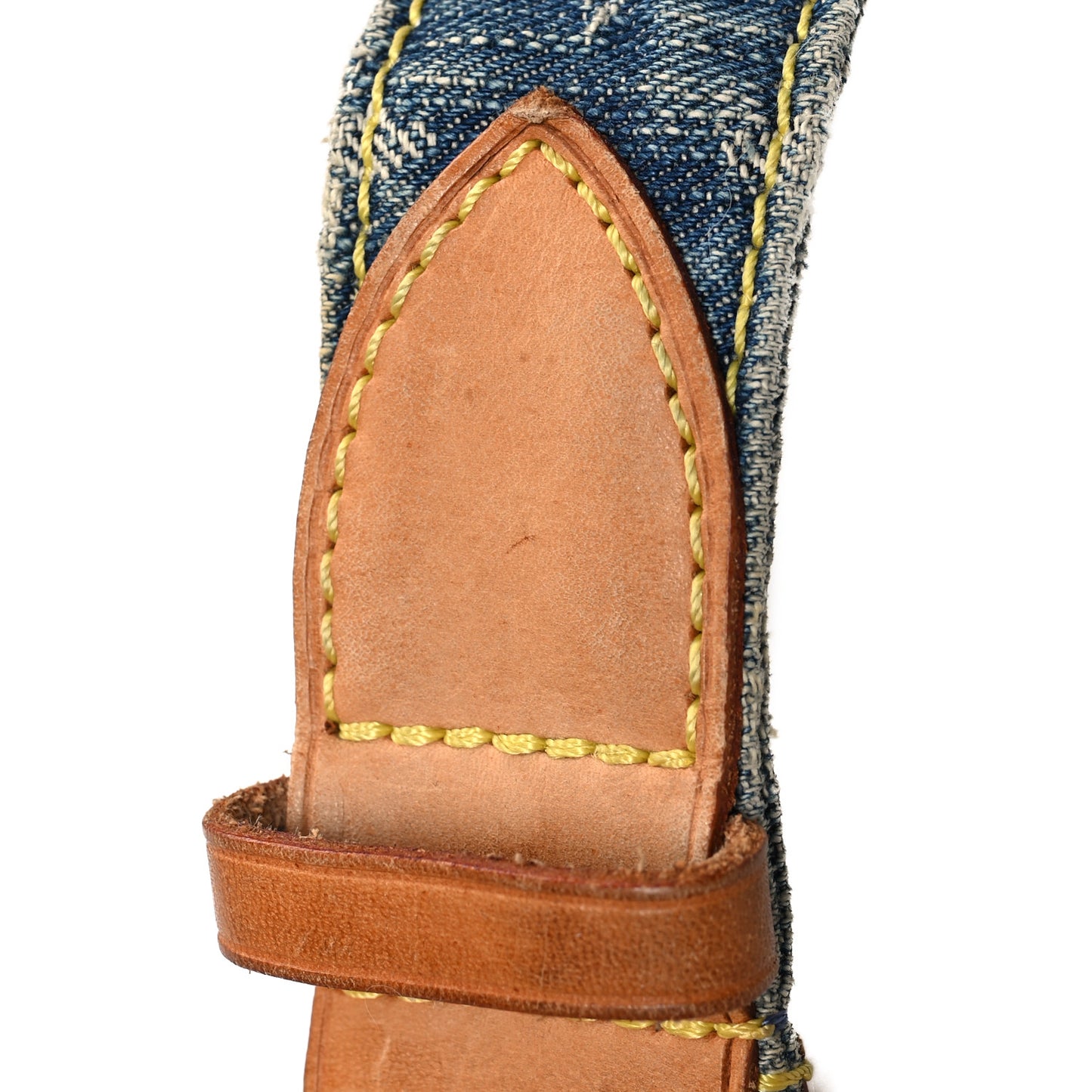 Monogram Denim Bum Bag Blue