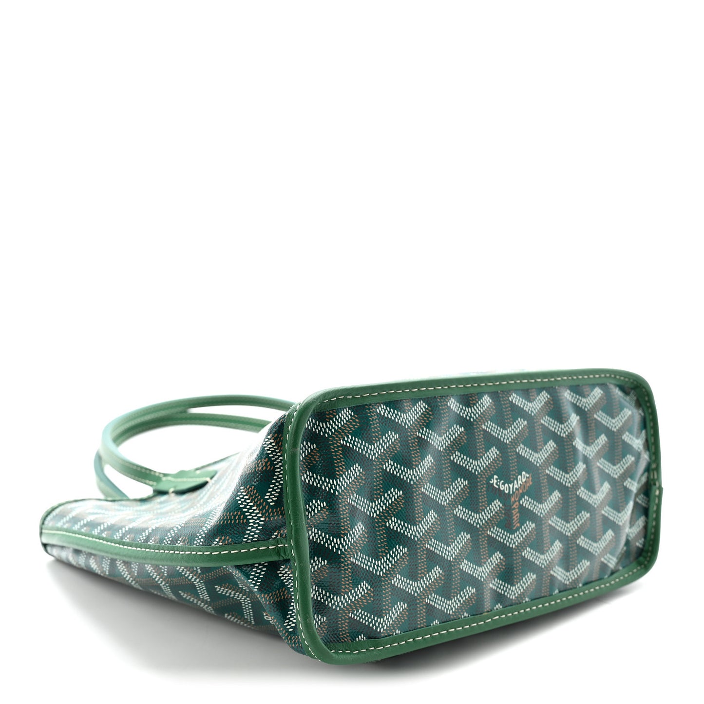 Goyardine Reversible Mini Anjou Green