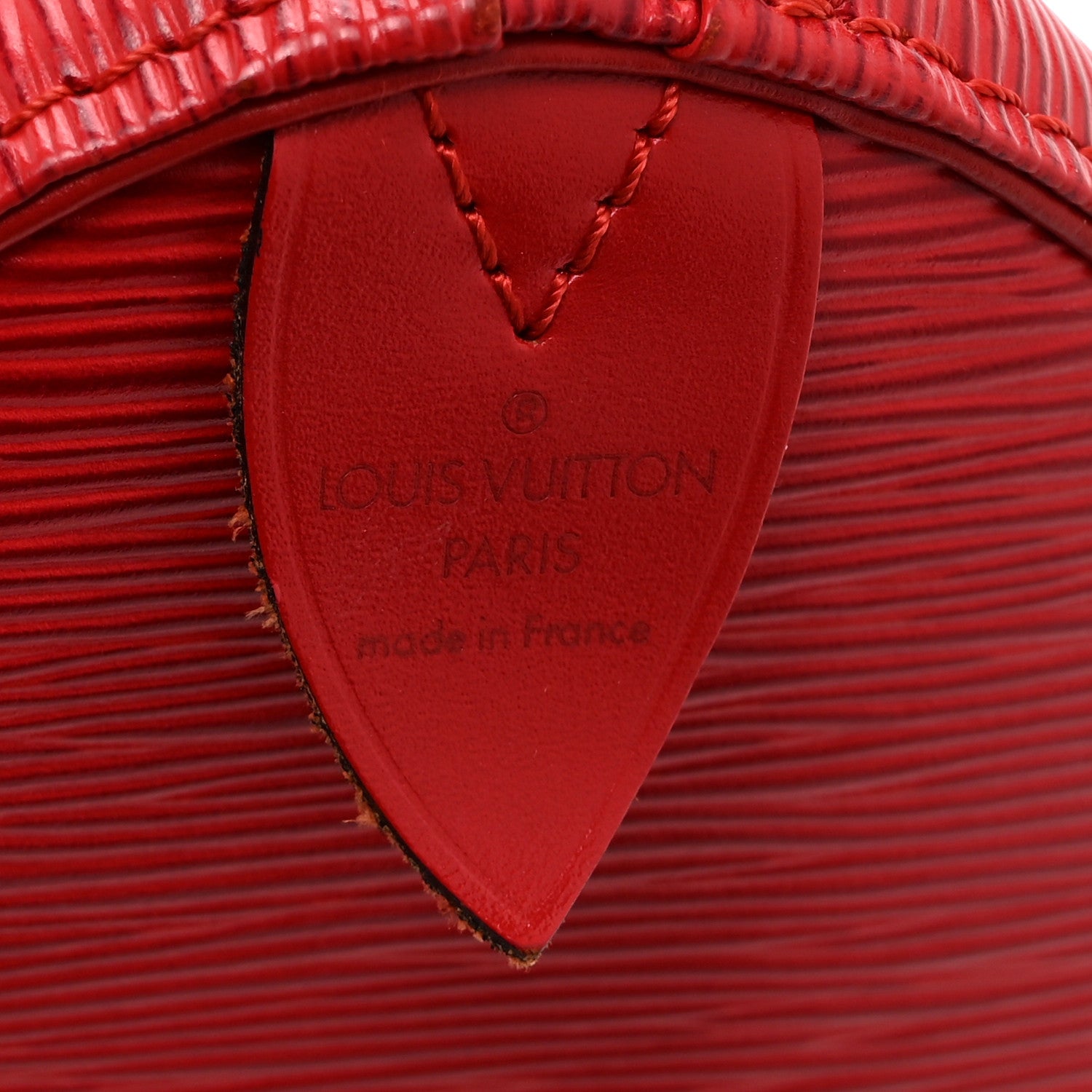 Louis Vuitton Epi Speedy 25 Castillan Red 6 of 12