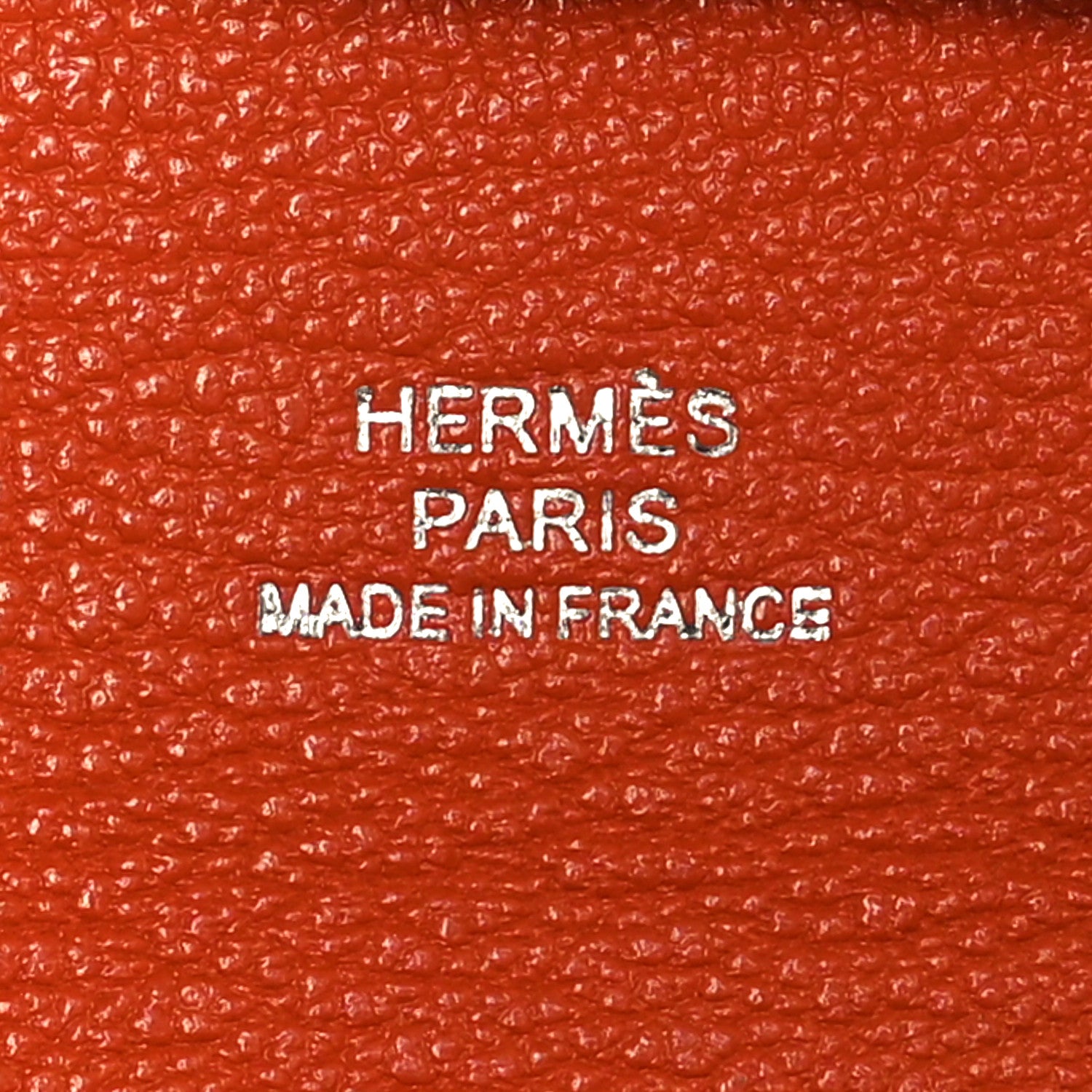 Hermes Chevre Mysore Bastia Coin Purse Feu 6 of 7