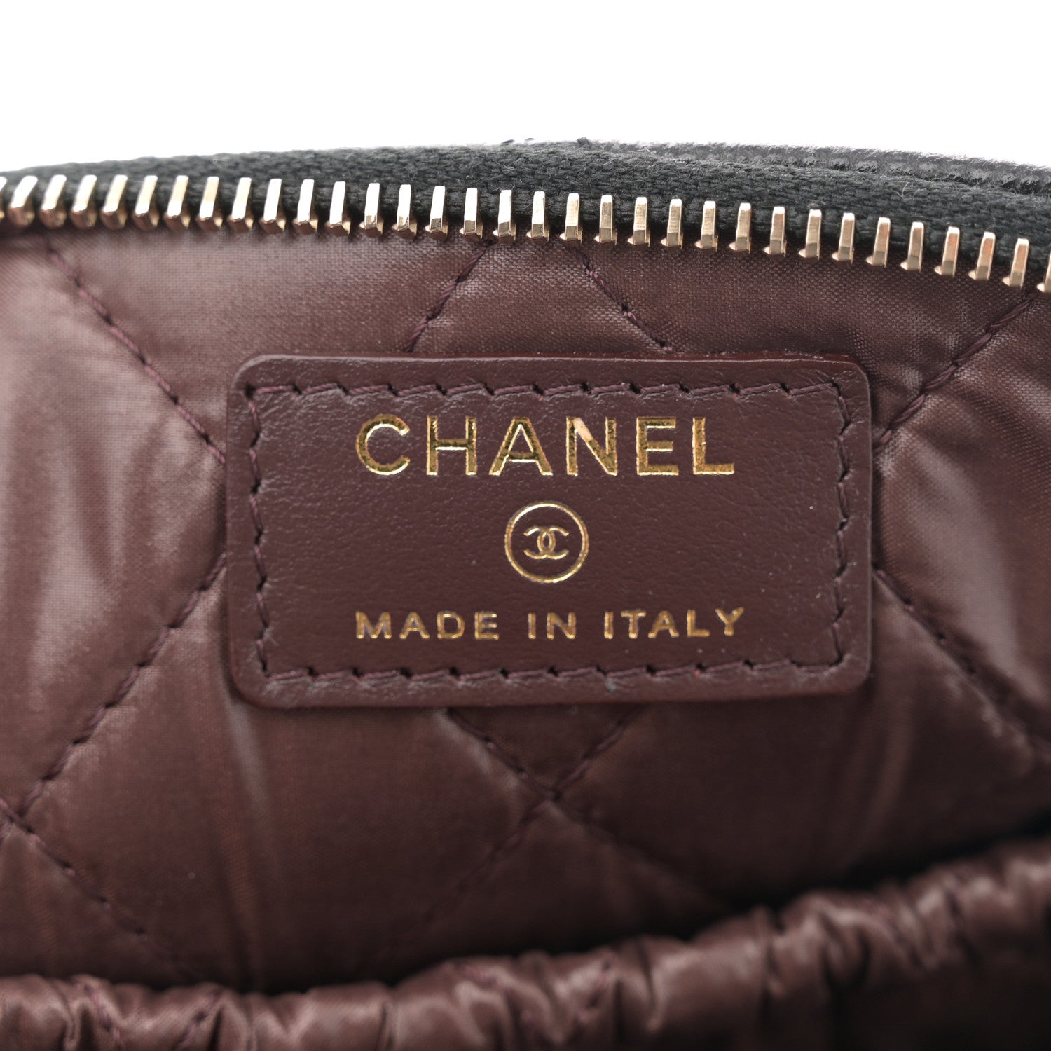 Chanel Caviar Quilted Cosmetic Case Black 6 of 8