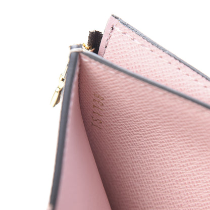 Louis Vuitton Monogram Zoe Wallet Rose Ballerine 7 of 10