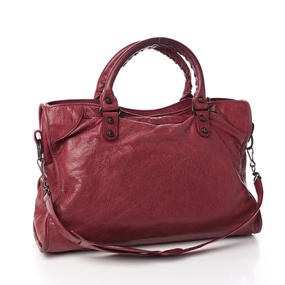 Balenciaga Agneau Classic Hardware City Cassis 3 of 12