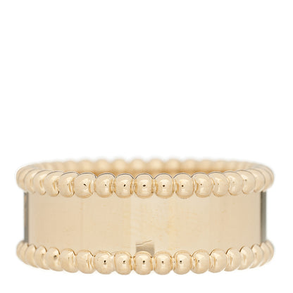 Van Cleef & Arpels 18K Yellow Gold Perlee Signature Ring 53 6.25 3 of 8