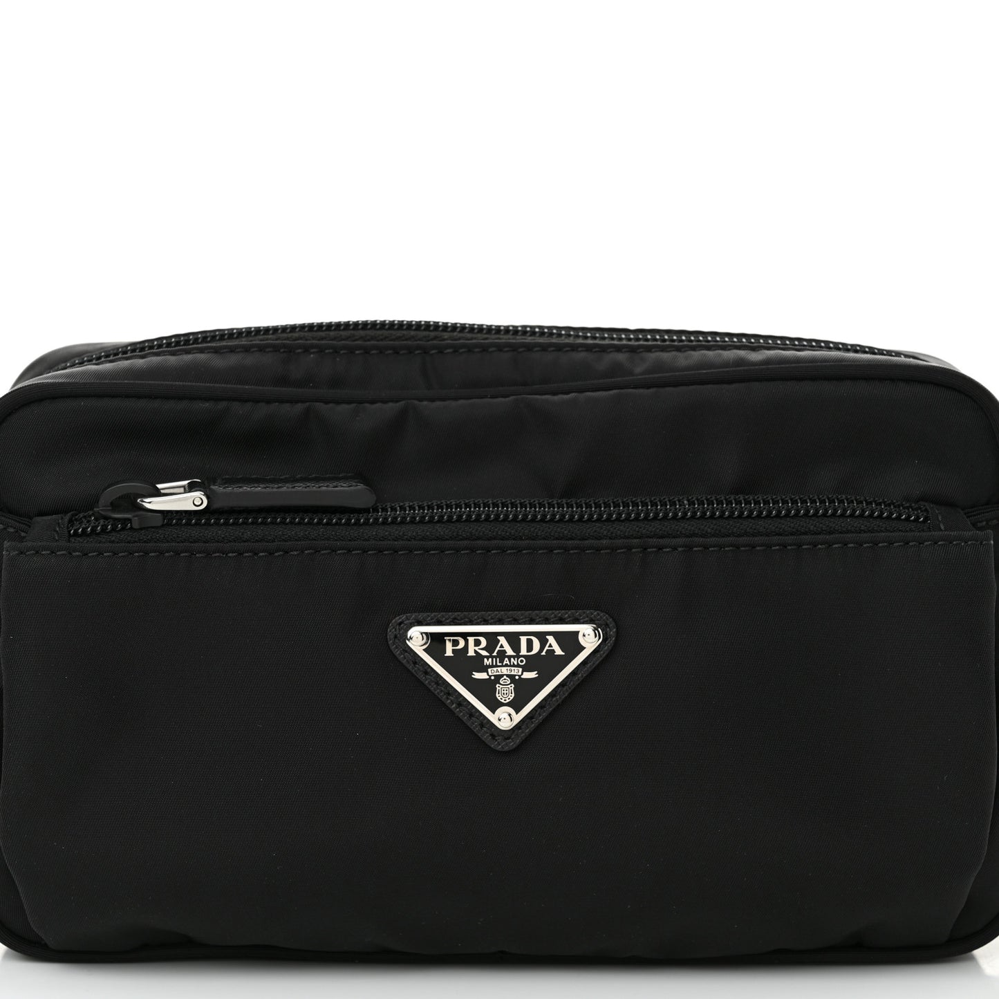 Re-Nylon Saffiano Belt Bag Black