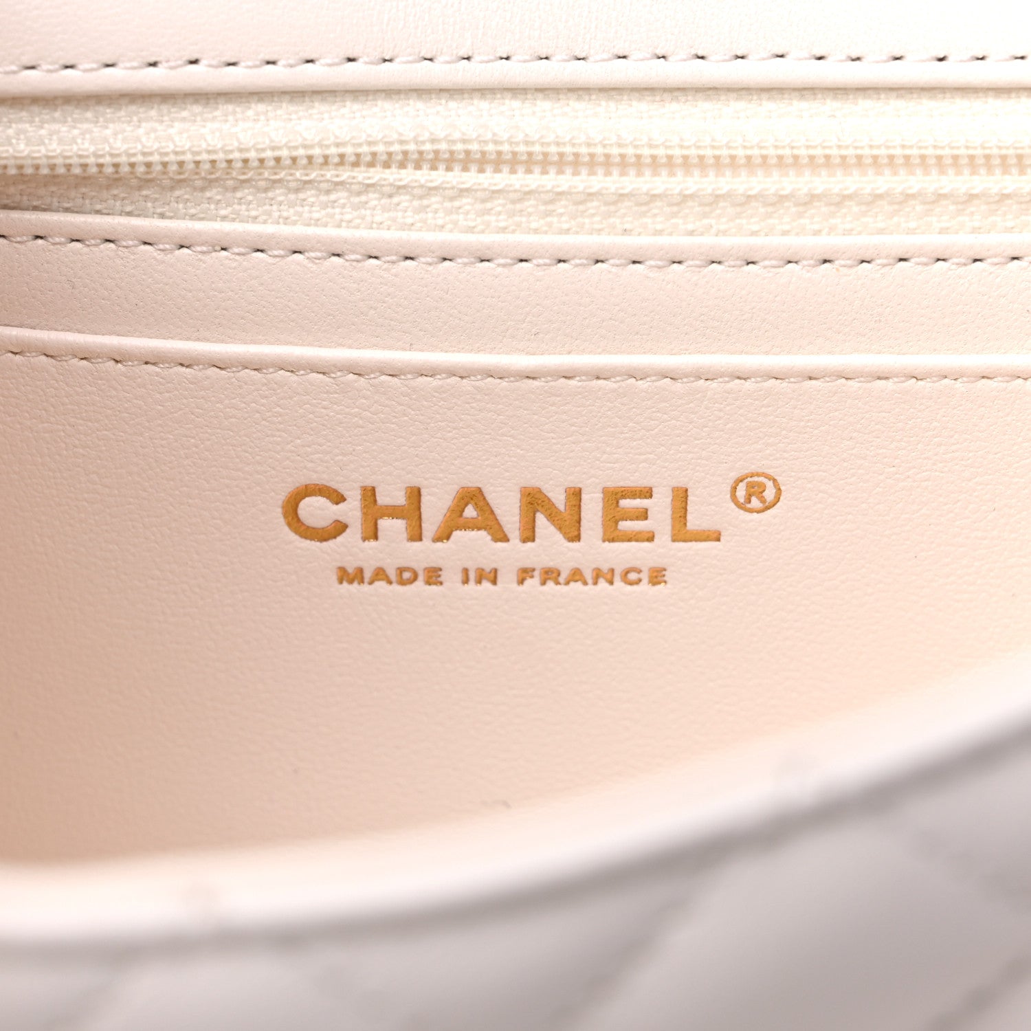 Chanel Lambskin Enamel Quilted Small Coco Hearts Square Flap White 6 of 10
