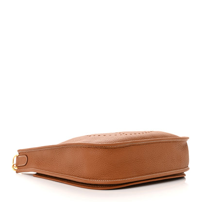 Hermes Taurillon Clemence Amazone Evelyne PM III Gold 4 of 11