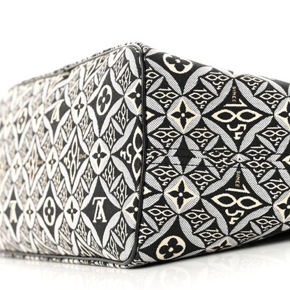 Louis Vuitton Jacquard Since 1854 Neverfull MM Grey 10 of 11