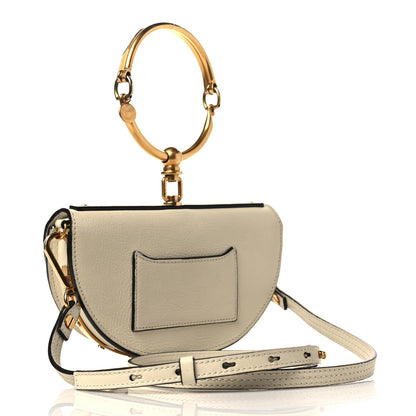 Chloe Calfskin Small Nile Bracelet Minaudiere Bag Off White 3 of 7