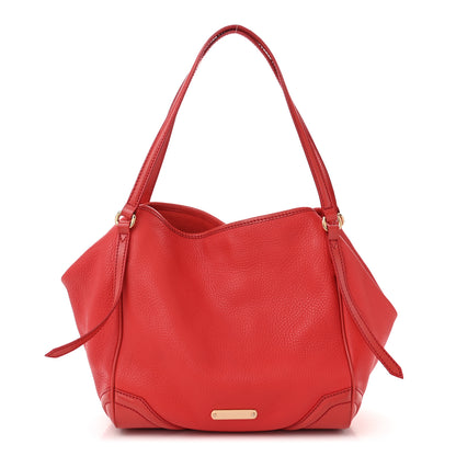 Burberry Grainy Calfskin Small Canterbury Tote Red 1 of 15