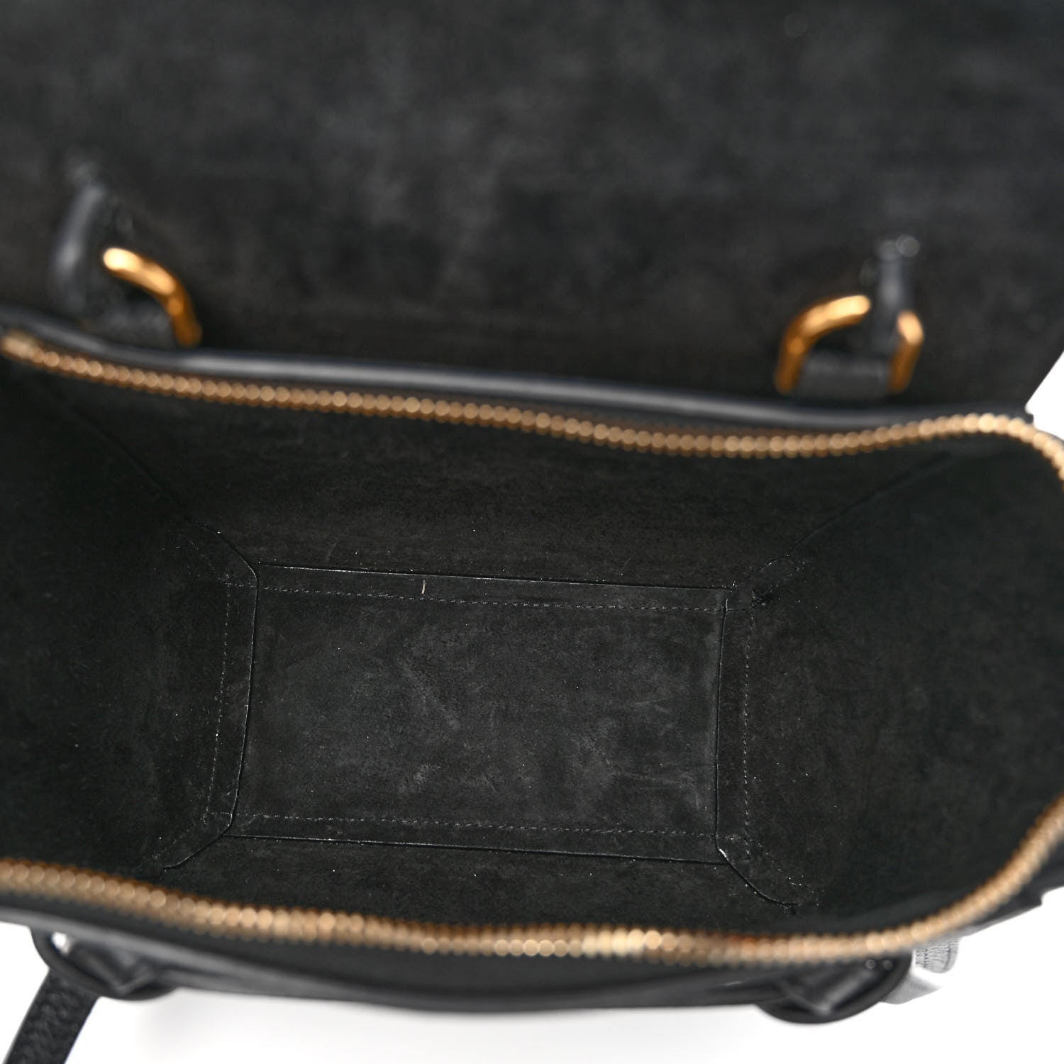Celine Grained Calfskin Nano Belt Bag Black 5 of 9