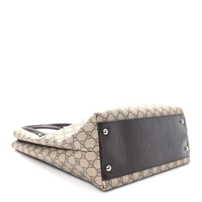 Gucci GG Plus Monogram Small Vertical Tote Dark Brown 4 of 12