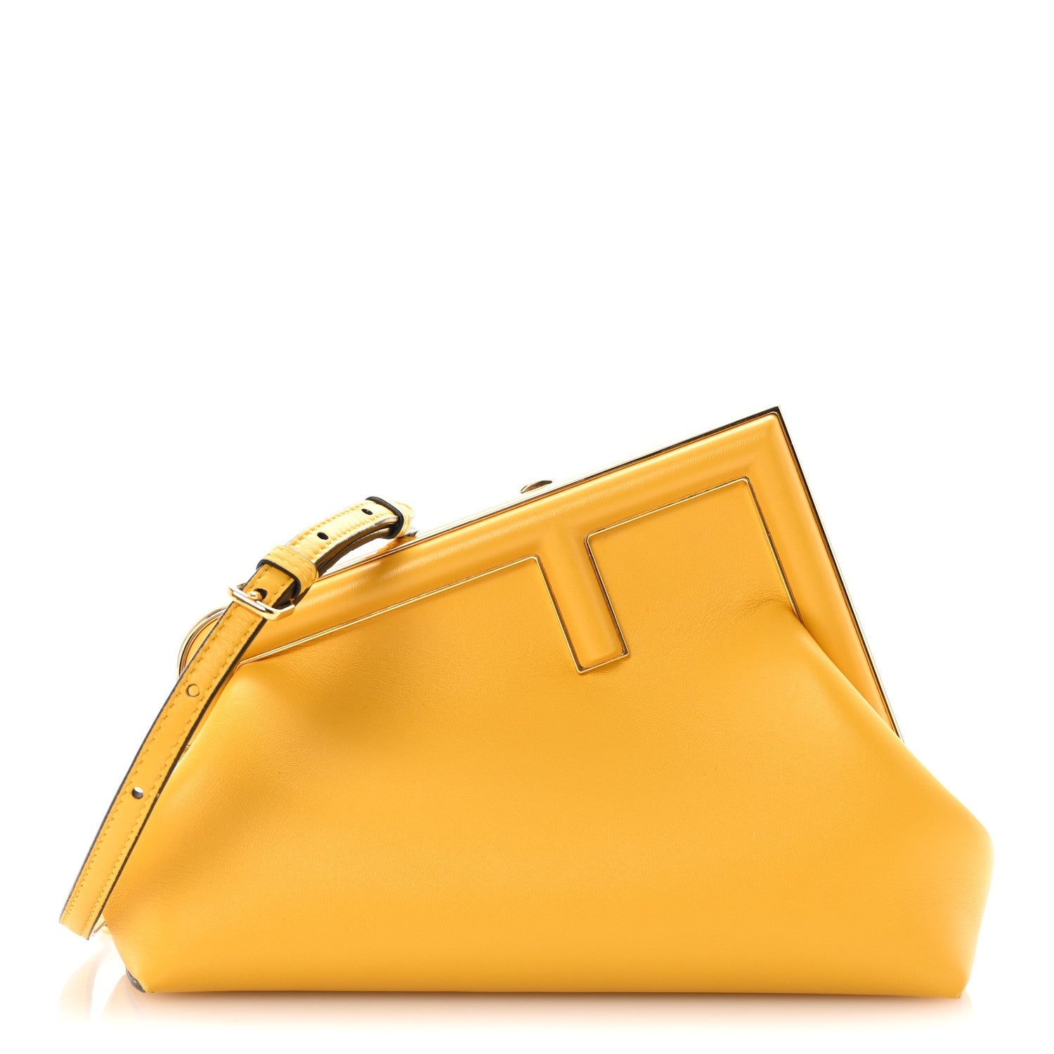 Fendi Shiny Nappa Small Fendi First Mimosa 1 of 10