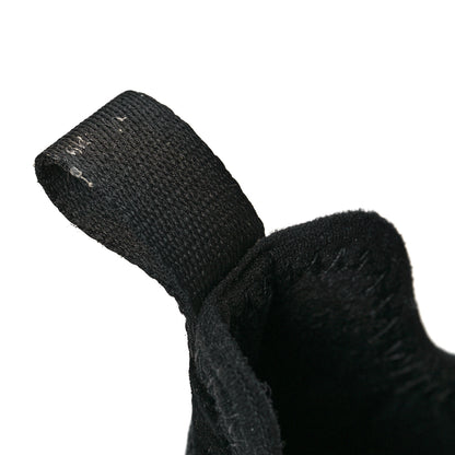 Chanel Suede Calfskin Velvet Grosgrain CC Sneakers 36 Black 8 of 8
