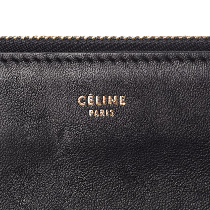 Celine Lambskin Large Trio Crossbody Bag Black 8 of 14