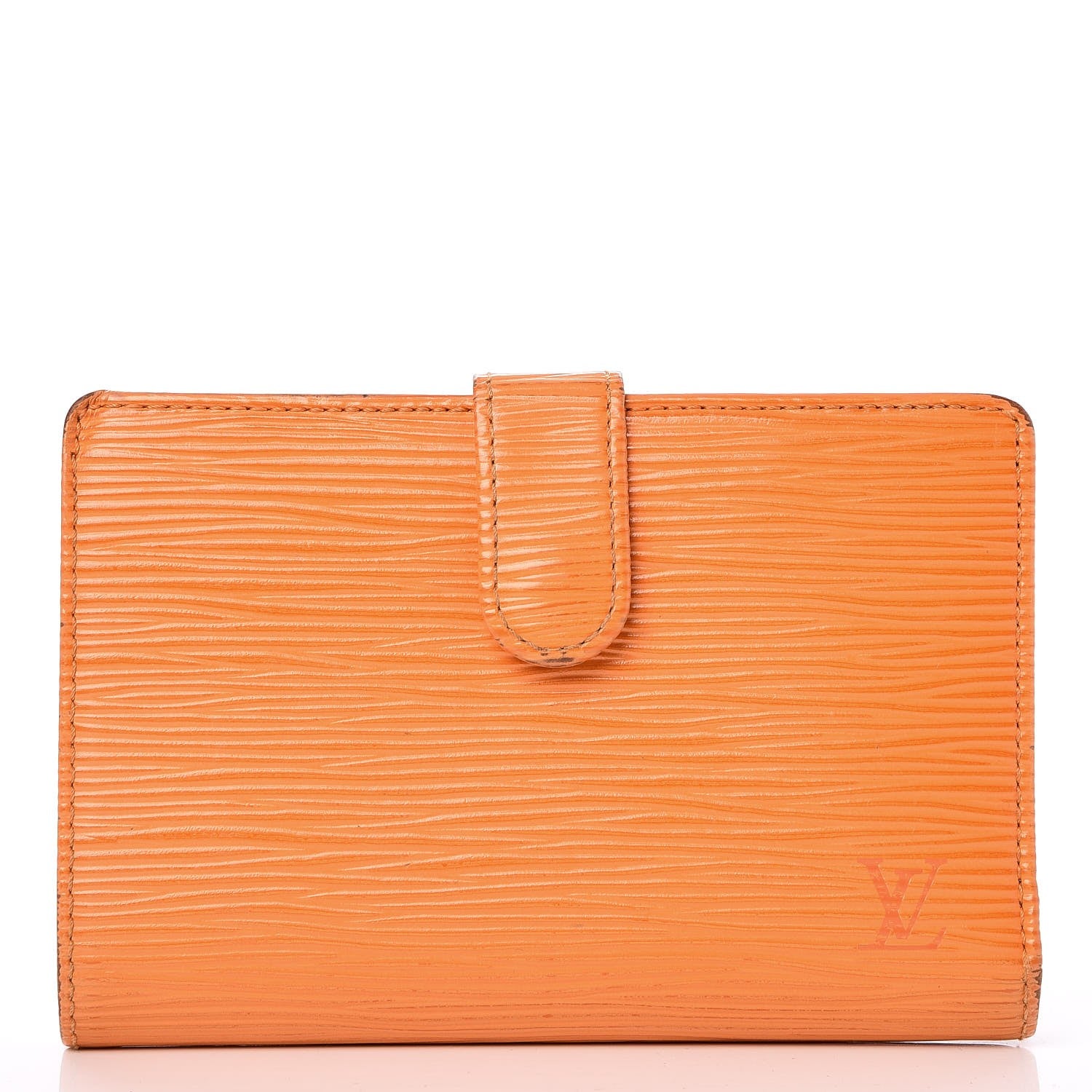 Louis Vuitton Epi French Purse Wallet Mandarin 1 of 14
