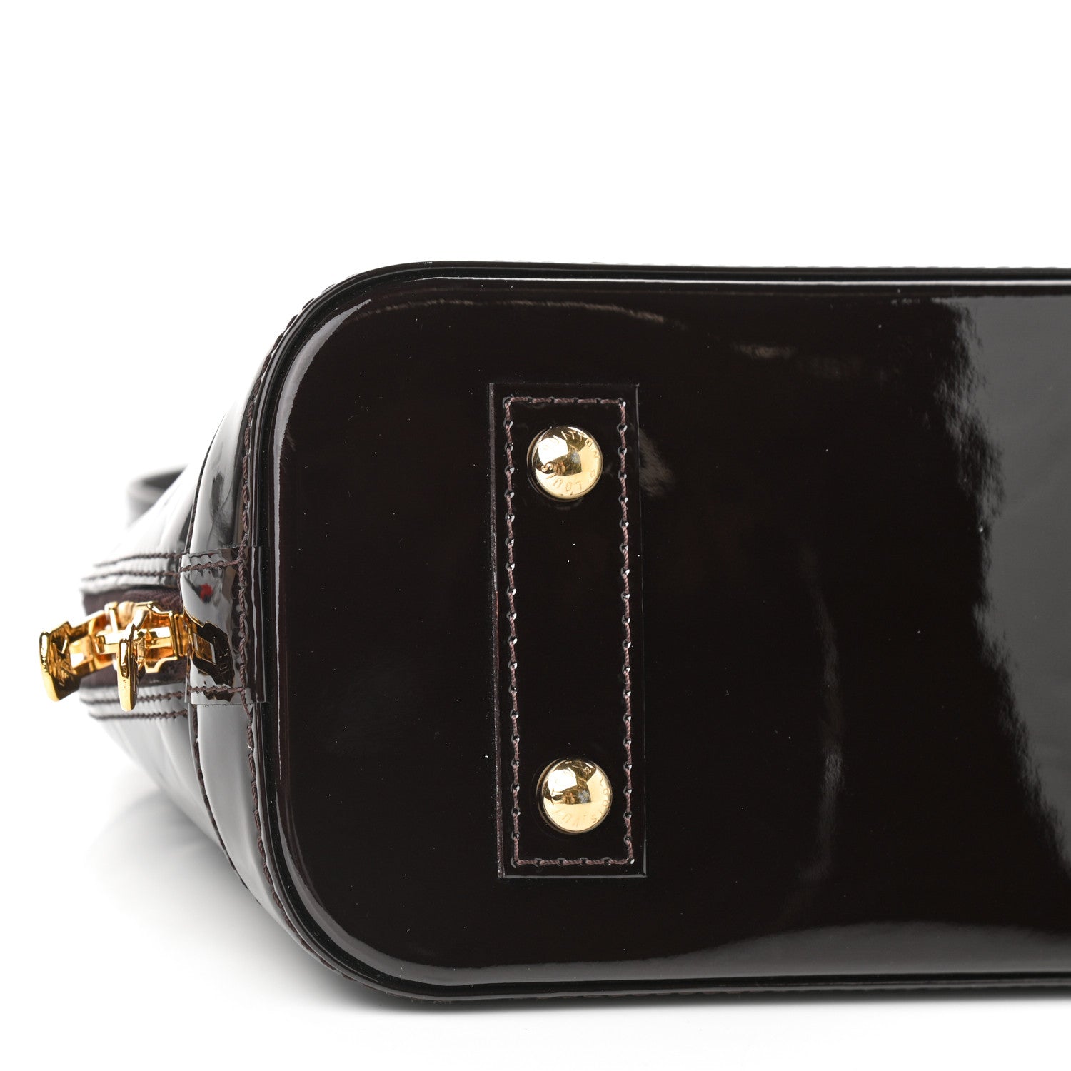 Louis Vuitton Vernis Alma BB Amarante 8 of 9
