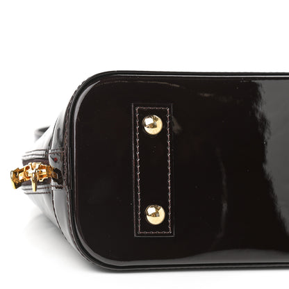 Louis Vuitton Vernis Alma BB Amarante 8 of 9