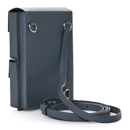 Hermes Epsom Kelly Multi Pocket Pochette To Go Gris Misty 3 of 11