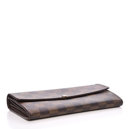 Louis Vuitton Damier Ebene Sarah Wallet 4 of 14