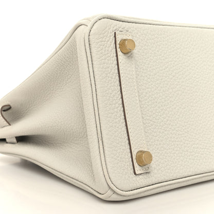 Hermes Togo Birkin 25 Gris Pale 9 of 10