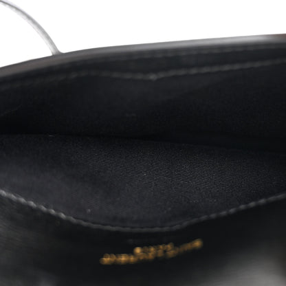 Saint Laurent Smooth Calfskin Monogram Phone Holder Crossbody Black 4 of 7