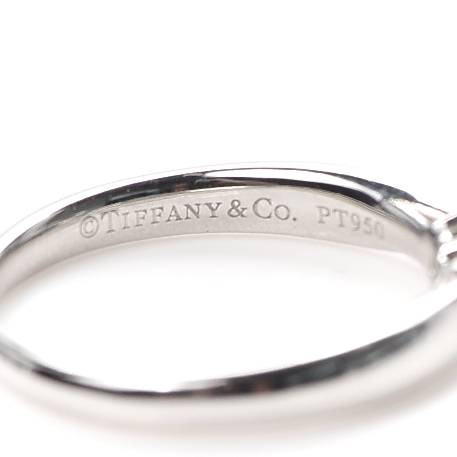Tiffany Platinum Diamond .18ct Harmony Solitaire Engagement Ring 49 5 5 of 5