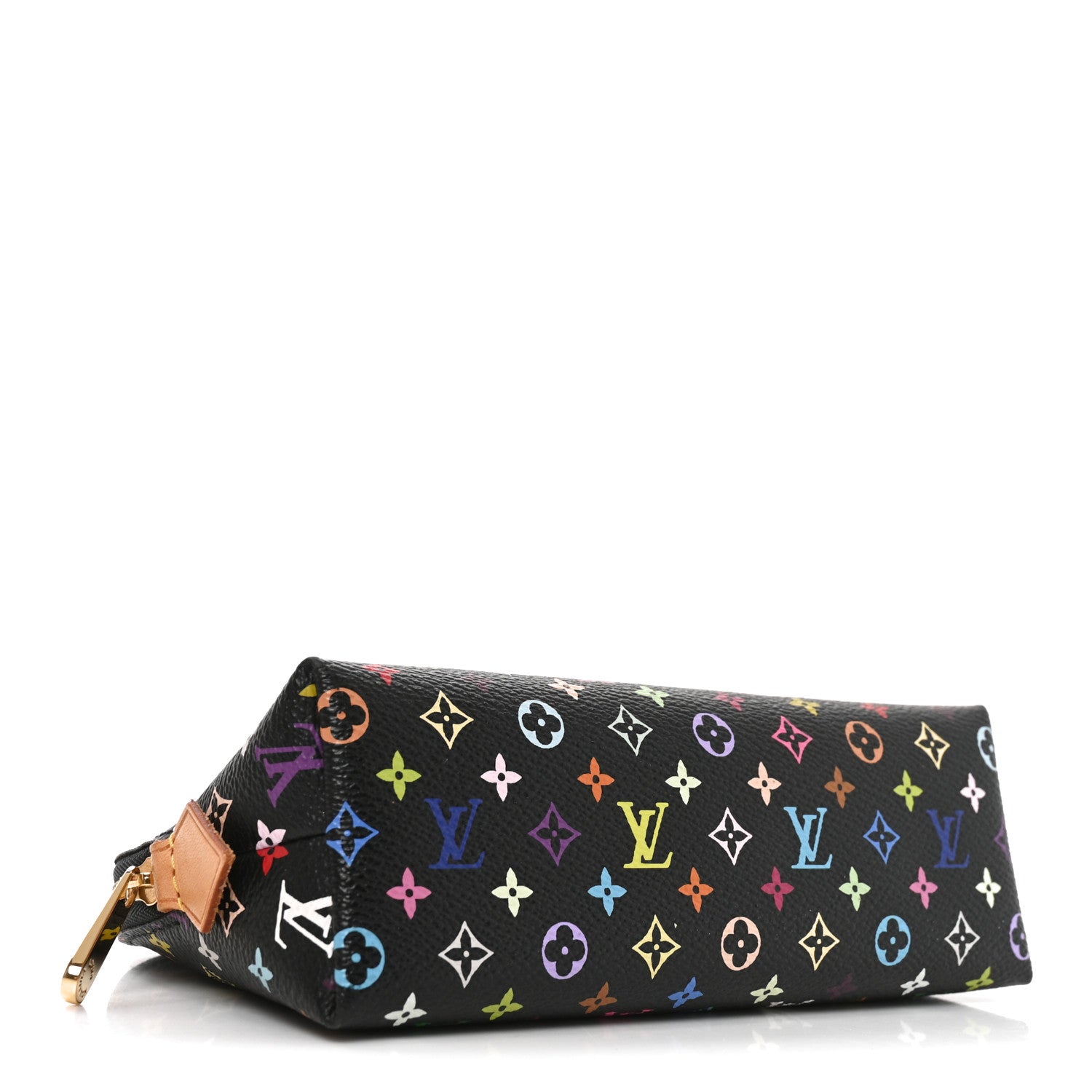 Louis Vuitton Monogram Multicolor Cosmetic Pouch Black Grenade 4 of 8