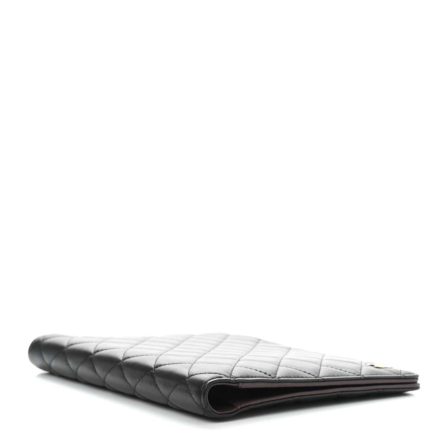 Chanel Lambskin Quilted Large Agenda Cover Black 4 of 10