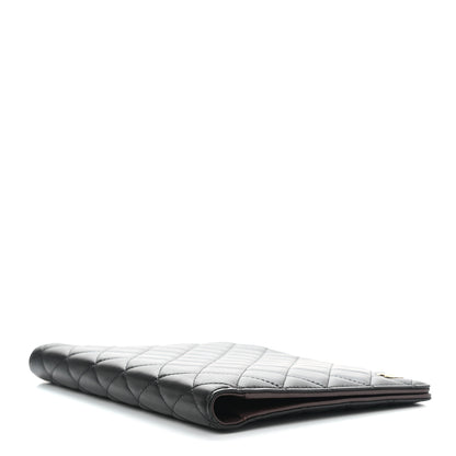 Chanel Lambskin Quilted Large Agenda Cover Black 4 of 10