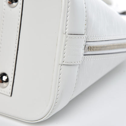 Louis Vuitton Epi Alma PM White 8 of 10