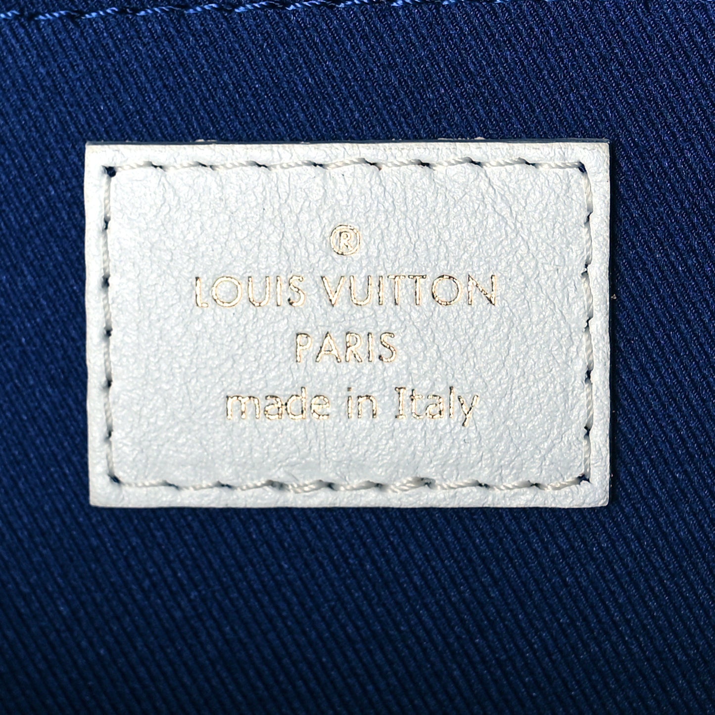 Jacquard Velvet Monogram Palm Springs Backpack Mini Blue