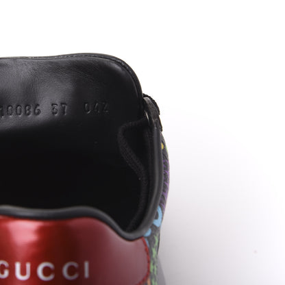 Gucci GG Supreme Monogram Psychedelic Sneakers 37 Black Multicolor 8 of 9