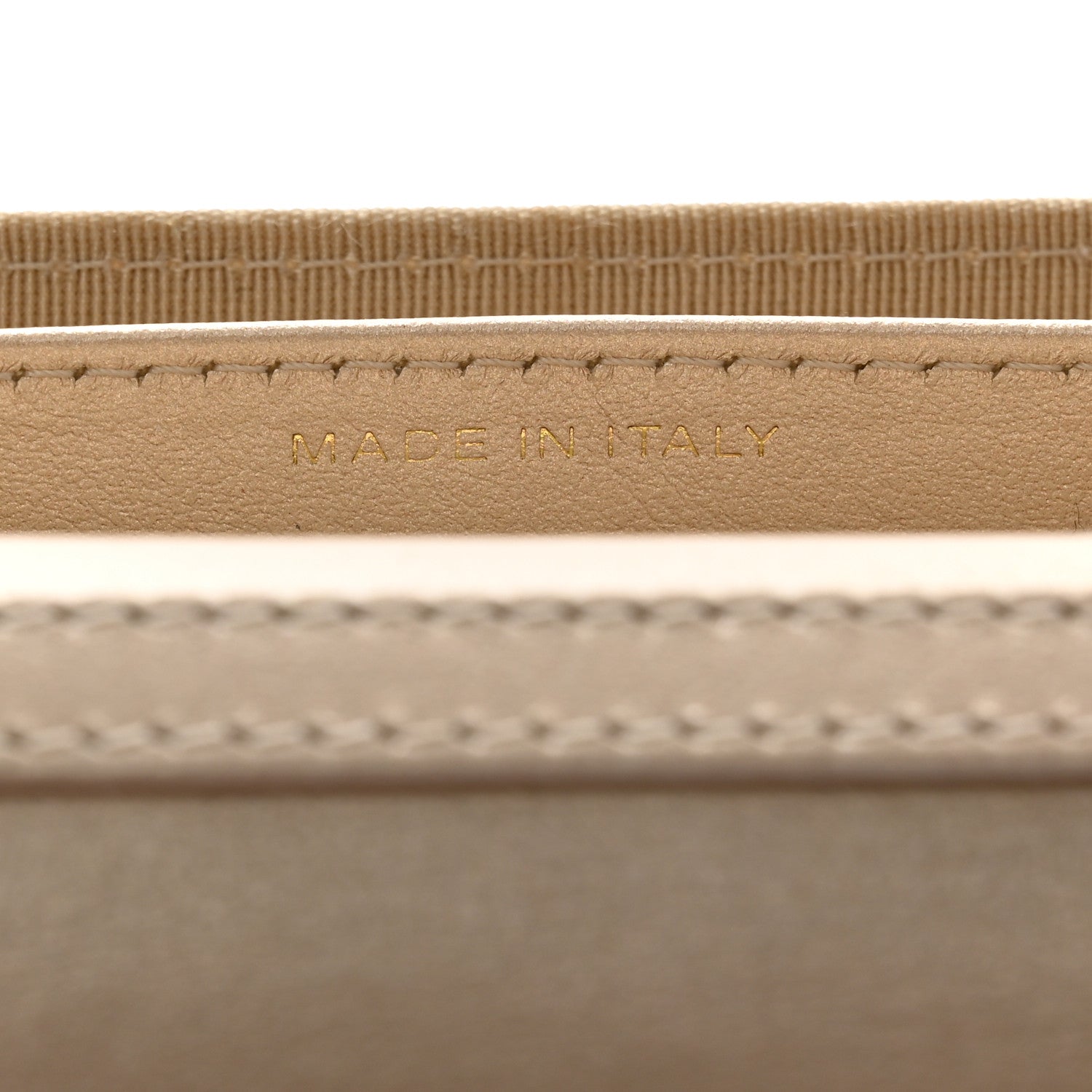 Chanel Metallic Lambskin Quilted Flap Card Holder On Chain Gold 7 of 9