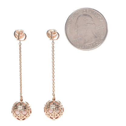 Christian Dior Pearl Secret Cannage Mise En Dior Tribales Dangle Earrings Gold 2 of 4