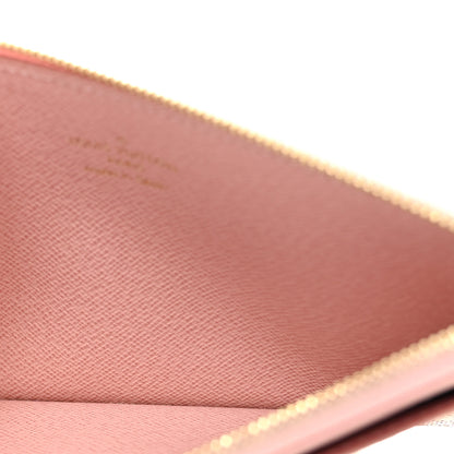 Louis Vuitton Damier Azur Slim Purse Rose Ballerine 9 of 14